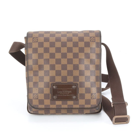 Louis Vuitton Damier Brooklyn PM N51210 Leather Shoulder Bag Crossbody Messenger