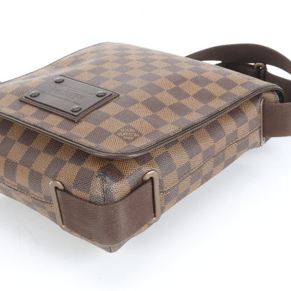 Louis Vuitton Damier Brooklyn PM N51210 Leather Shoulder Bag Crossbody Messenger
