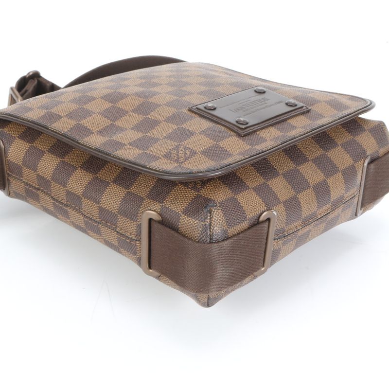Louis Vuitton Damier Brooklyn PM N51210 Leather Shoulder Bag Crossbody Messenger
