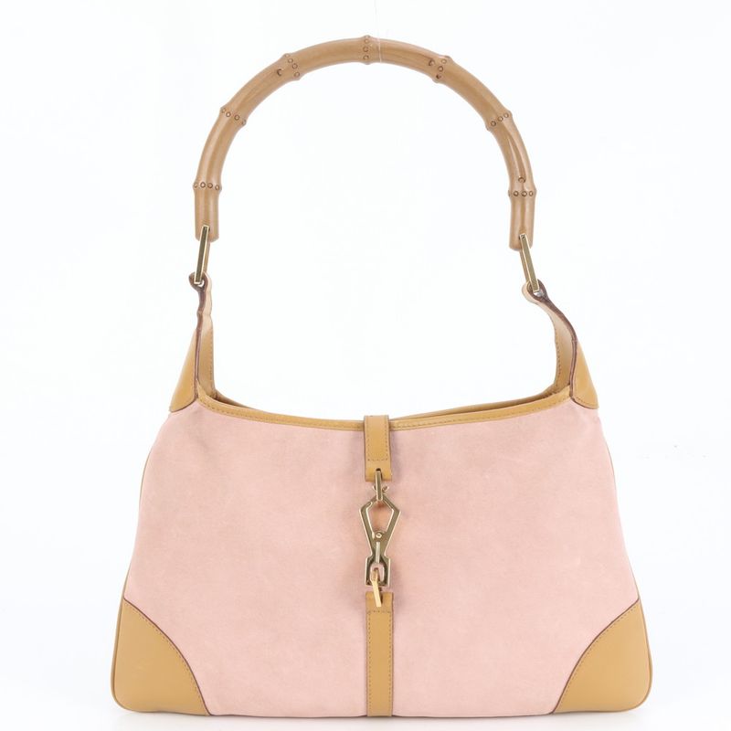 Gucci Bamboo Kandensky 001 4060 Leather Shoulder Bag Shoulder One Shoulder Tote