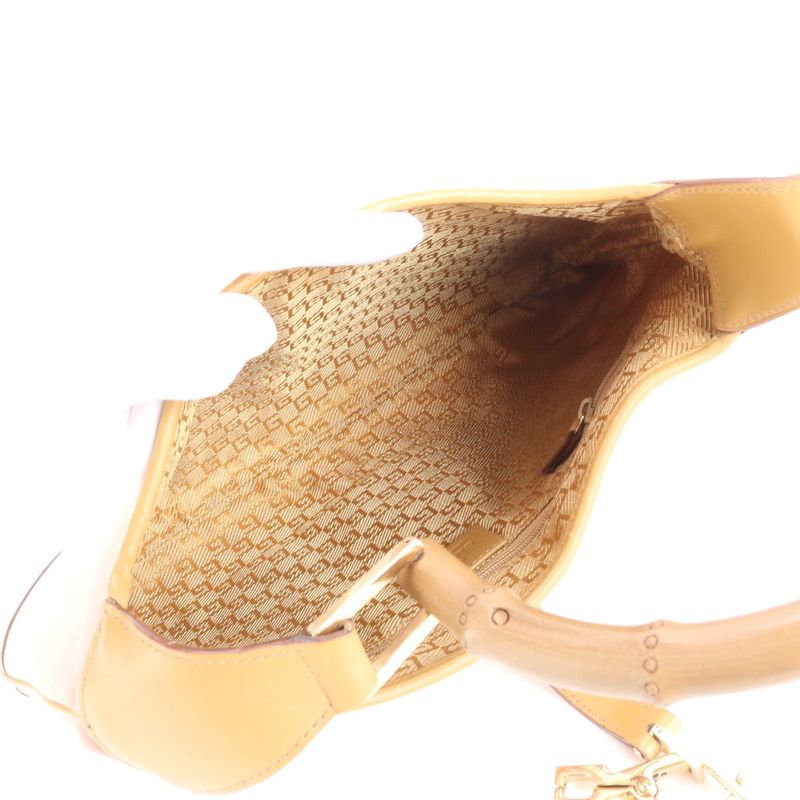 Gucci Bamboo Kandensky 001 4060 Leather Shoulder Bag Shoulder One Shoulder Tote