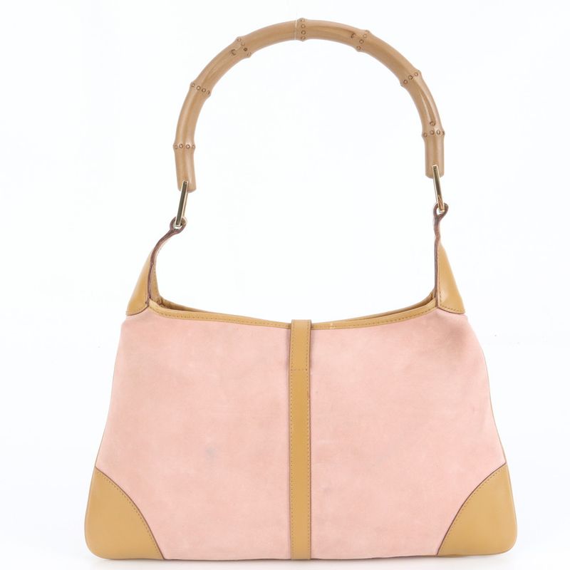 Gucci Bamboo Kandensky 001 4060 Leather Shoulder Bag Shoulder One Shoulder Tote