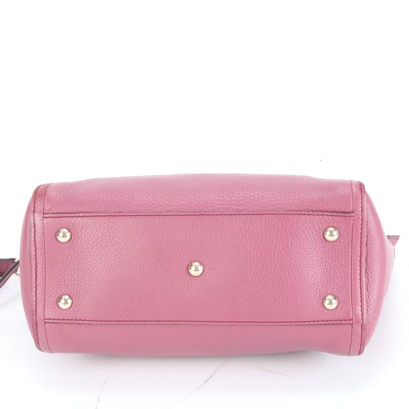 Gucci Soho Interlocking G Tassel 369176 Leather 2WAY Shoulder Bag Crossbody