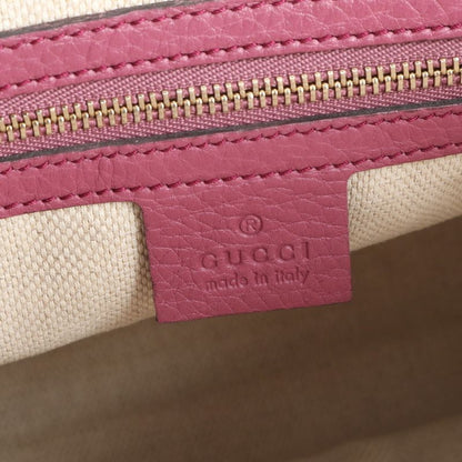 Gucci Soho Interlocking G Tassel 369176 Leather 2WAY Shoulder Bag Crossbody