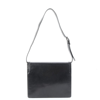 Vintage YSL Yves Saint Laurent Leather Shoulder Bag Shoulder Black Hand Tote
