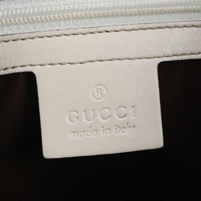 Gucci GG Canvas Chain Horsebit 145984 Leather Tote Bag Shoulder Hand Ladies ECE