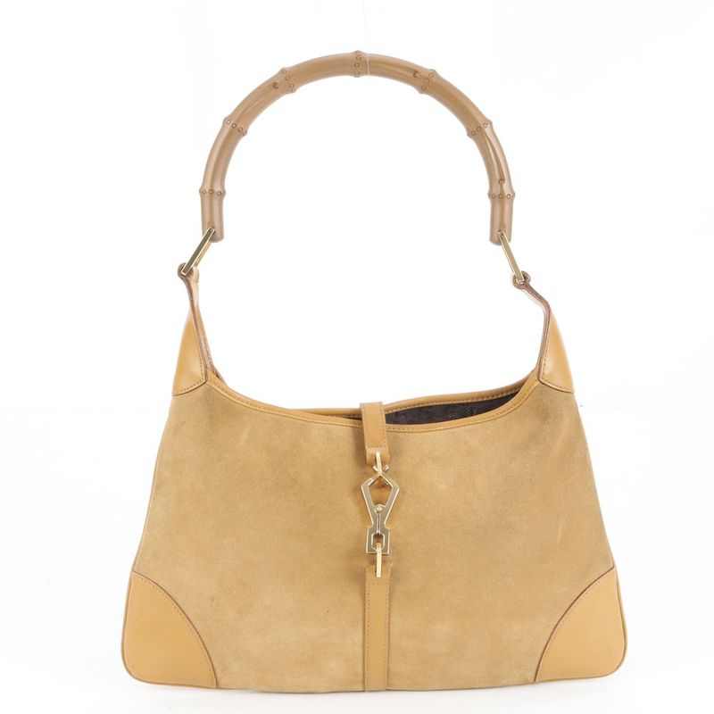 Gucci Bamboo Kandensky 001 4060 Leather Shoulder Bag Shoulder One Shoulder Tote