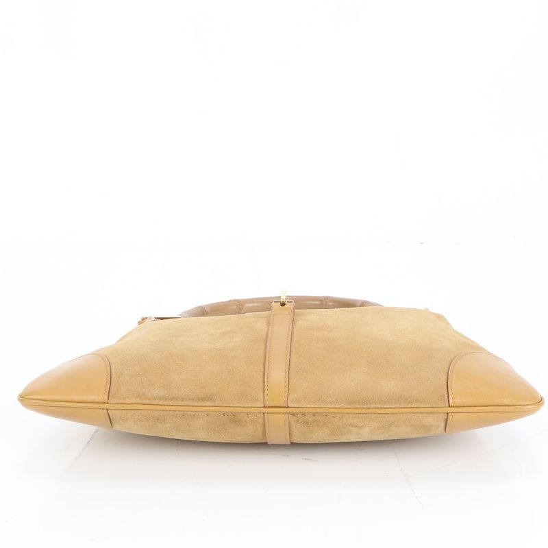 Gucci Bamboo Kandensky 001 4060 Leather Shoulder Bag Shoulder One Shoulder Tote