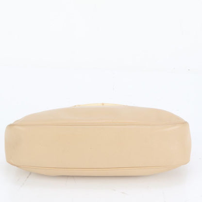 Gucci Bamboo Leather Shoulder Bag One Shoulder Beige Tote Hand Ladies ECE Df32-2