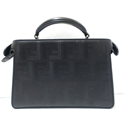 Fendi P-cub-iseeu X-cross 7va582 Leather BK Svhardware Women's