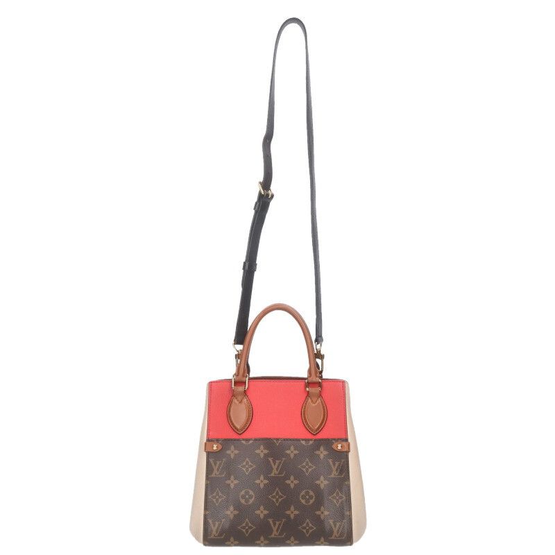 Louis Vuitton M45389 Fold Tote PM Monogram Noir Black Shoulder Bag Women's PM
