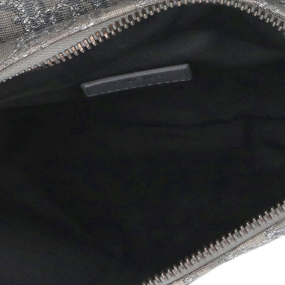 Dior Saddle Oblique Jaguar Lame Stitch Shoulder Bag Women's