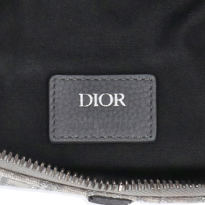 Dior Saddle Oblique Jaguar Lame Stitch Shoulder Bag Women's