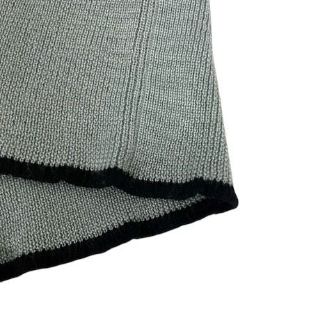 Prada Knit Sweater Crew Neck Silk Blend Wool Blend 3/4 Sleeve 38 Green