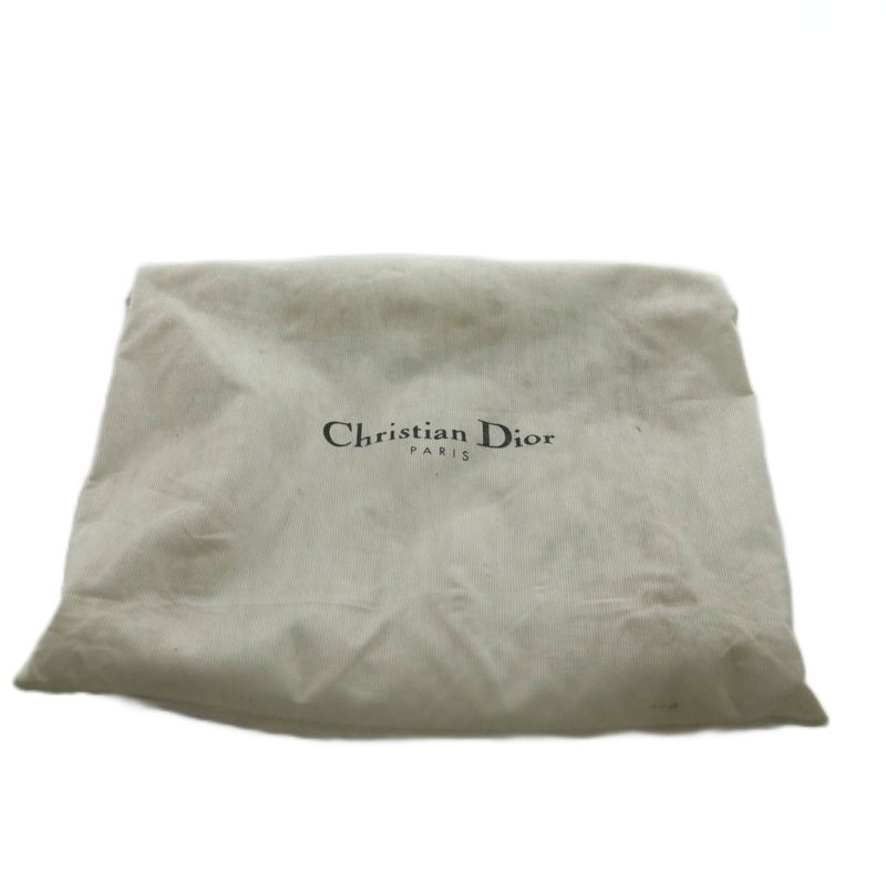 Christian Dior Lady Dior Bag Hand Shoulder 2WAY Charm Enamel Red Ma-0957 AQ •