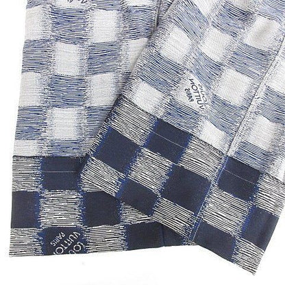 Louis Vuitton Damier Pants Wool Rm241 M FVD Hqp08 W 24 SS Large Size Navy Blue