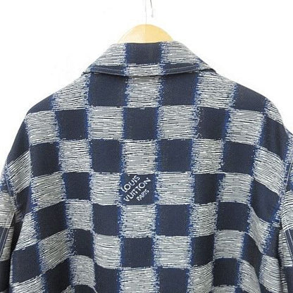 Louis Vuitton Damier Shirt Jacket Oversize Wool Rm241 M FVD Hqs04 W 24 SS Large