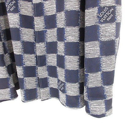 Louis Vuitton Damier Shirt Jacket Oversize Wool Rm241 M FVD Hqs04 W 24 SS Large