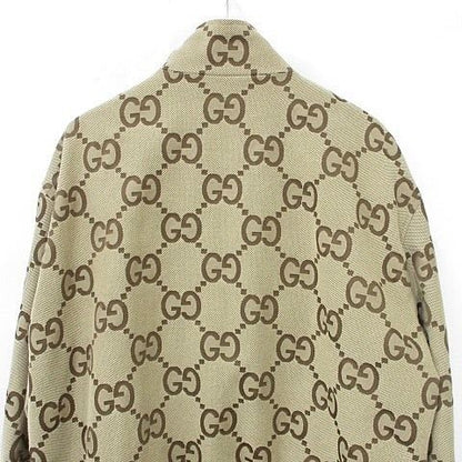 Gucci Jumbo GG Canvas Jacket Blouson Pattern Z8 avs Large Size Brown