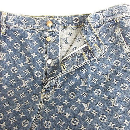 Louis Vuitton Monogram Denim Tailored Pants Sideline Rm251 mm UZD
