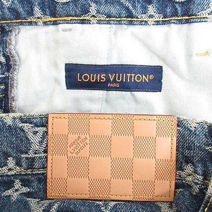 Louis Vuitton Monogram Denim Tailored Pants Sideline Rm251 mm UZD