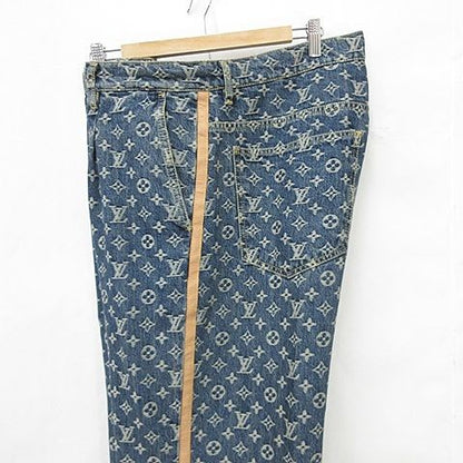 Louis Vuitton Monogram Denim Tailored Pants Sideline Rm251 mm UZD