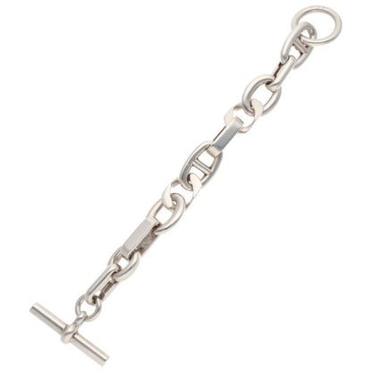 Hermes AGM Silver Bracelet Men's 11link