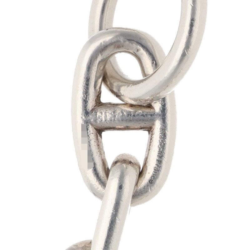 Hermes AGM Silver Bracelet Men's 11link