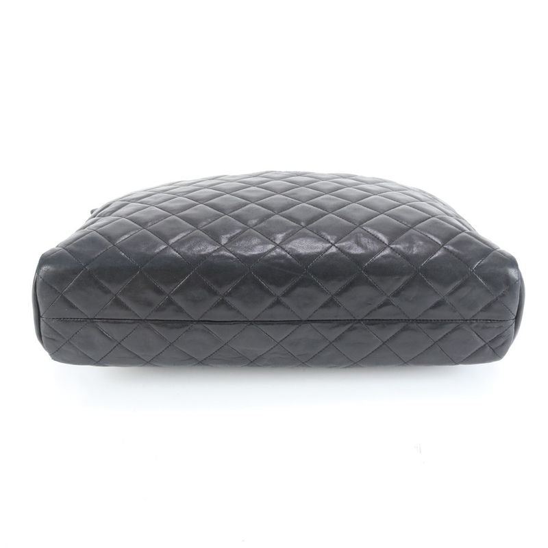 Chanel Serial Seal Matelasse Lambskin Leather Chain Shoulder Bag Genuine