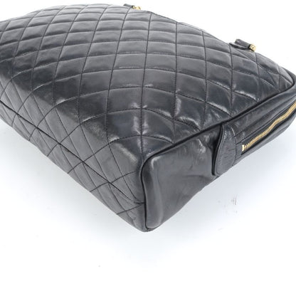 Chanel Serial Seal Matelasse Lambskin Leather Chain Shoulder Bag Genuine