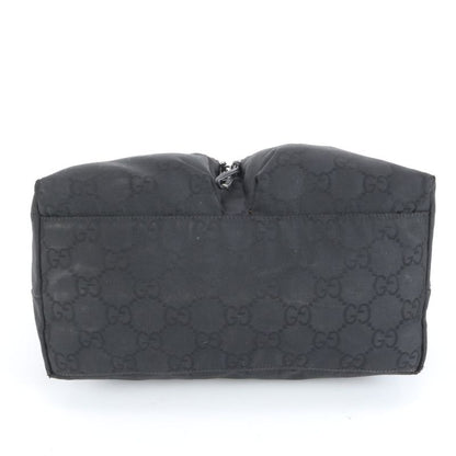 Gucci GG Nylon 001-3380 Leather Shoulder Bag Shoulder Hand Genuine Leather