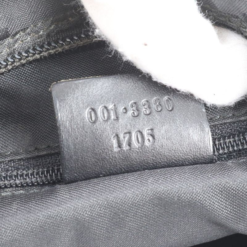 Gucci GG Nylon 001-3380 Leather Shoulder Bag Shoulder Hand Genuine Leather