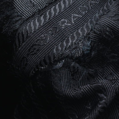 Prada Tessuto Nylon Triangle Logo Leather Shoulder Bag Crossbody Commuting