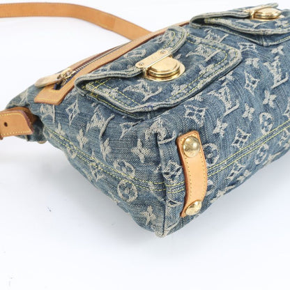 Louis Vuitton Monogram Denim Baggy PM M95049 Leather Shoulder Bag Crossbody