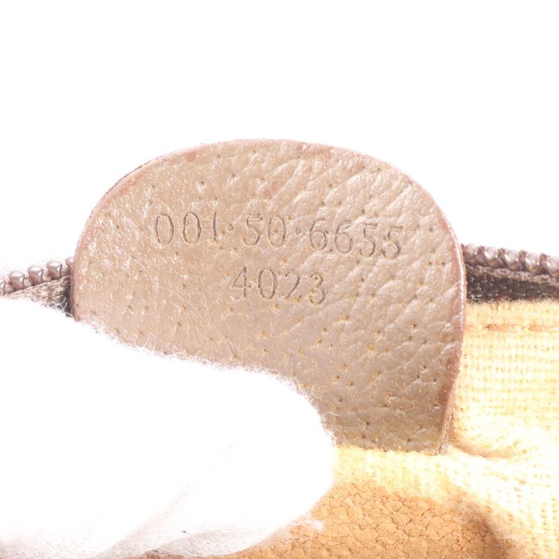 Gucci GG Supreme Sherry Line 001-50-6655 Leather Shoulder Bag Crossbody Genuine