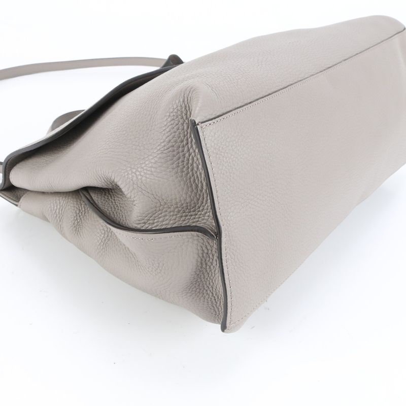 Gucci Bamboo Daily 370830 Leather 2WAY Shoulder Bag Crossbody Hand Genuine