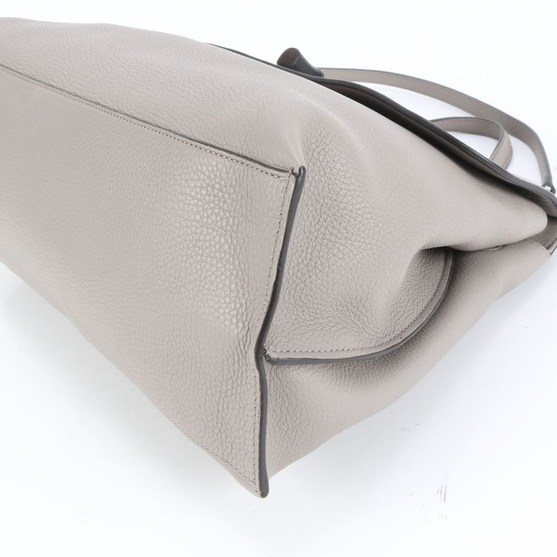 Gucci Bamboo Daily 370830 Leather 2WAY Shoulder Bag Crossbody Hand Genuine