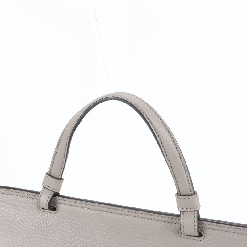 Gucci Bamboo Daily 370830 Leather 2WAY Shoulder Bag Crossbody Hand Genuine