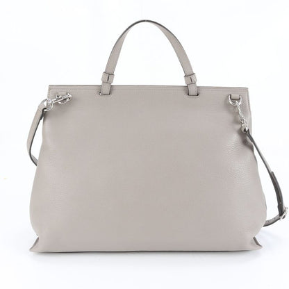 Gucci Bamboo Daily 370830 Leather 2WAY Shoulder Bag Crossbody Hand Genuine