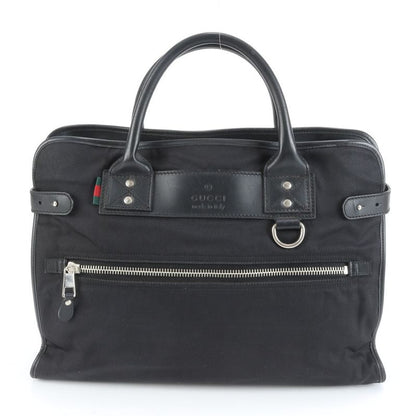 Gucci Sherry Line 246410 Leather Nylon Business Bag Document Bag Briefcase