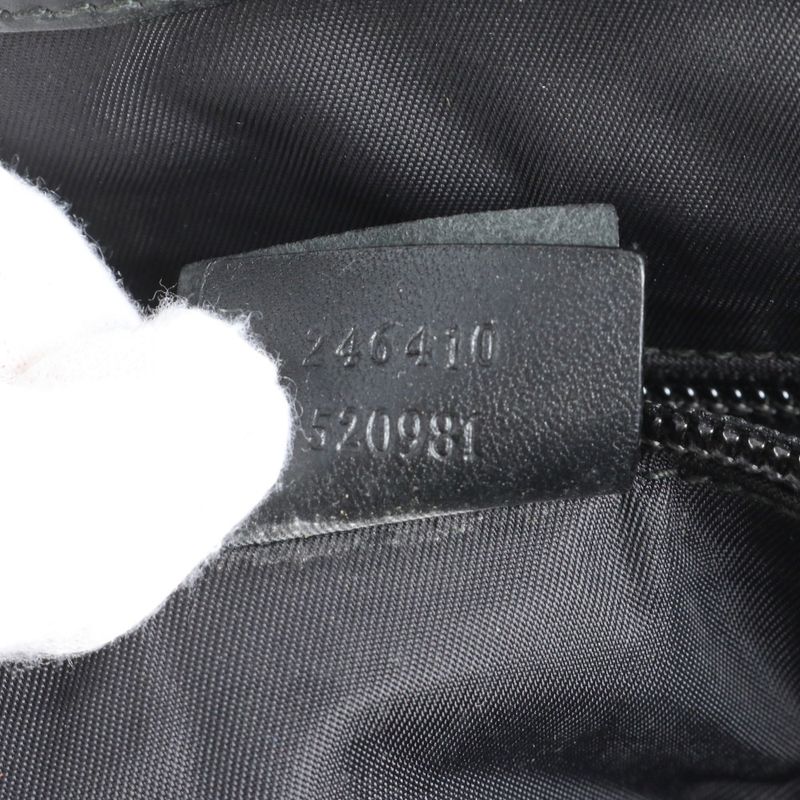 Gucci Sherry Line 246410 Leather Nylon Business Bag Document Bag Briefcase