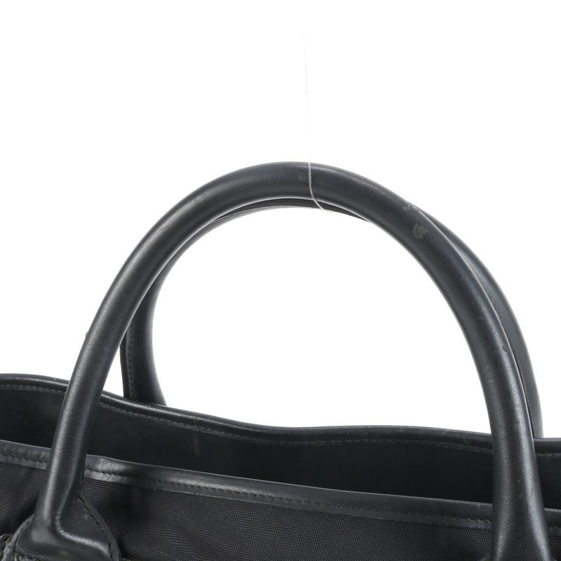 Gucci Sherry Line 246410 Leather Nylon Business Bag Document Bag Briefcase