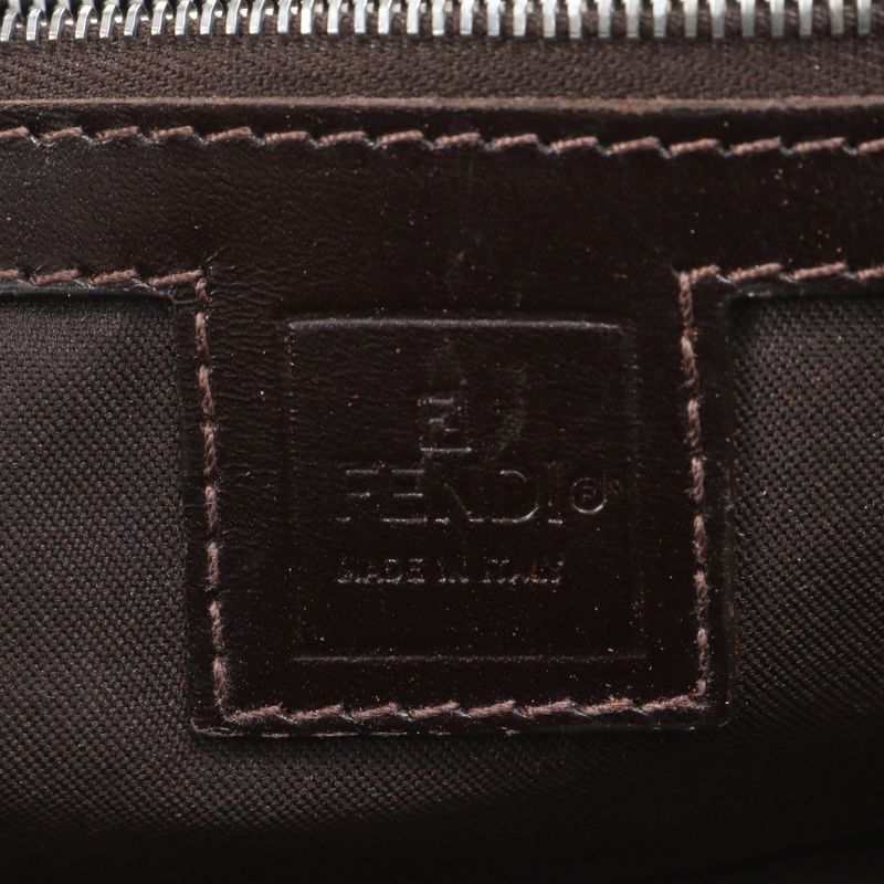 Fendi Zucca FF Hardware 8915965001 Leather Shoulder Bag Shoulder Hand Genuine