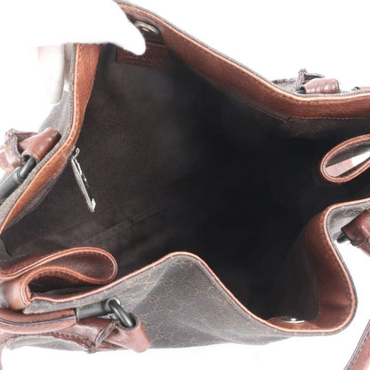 Gucci GG Canvas Horsebit 101346 Leather Tote Bag Shoulder Hand Genuine Leather