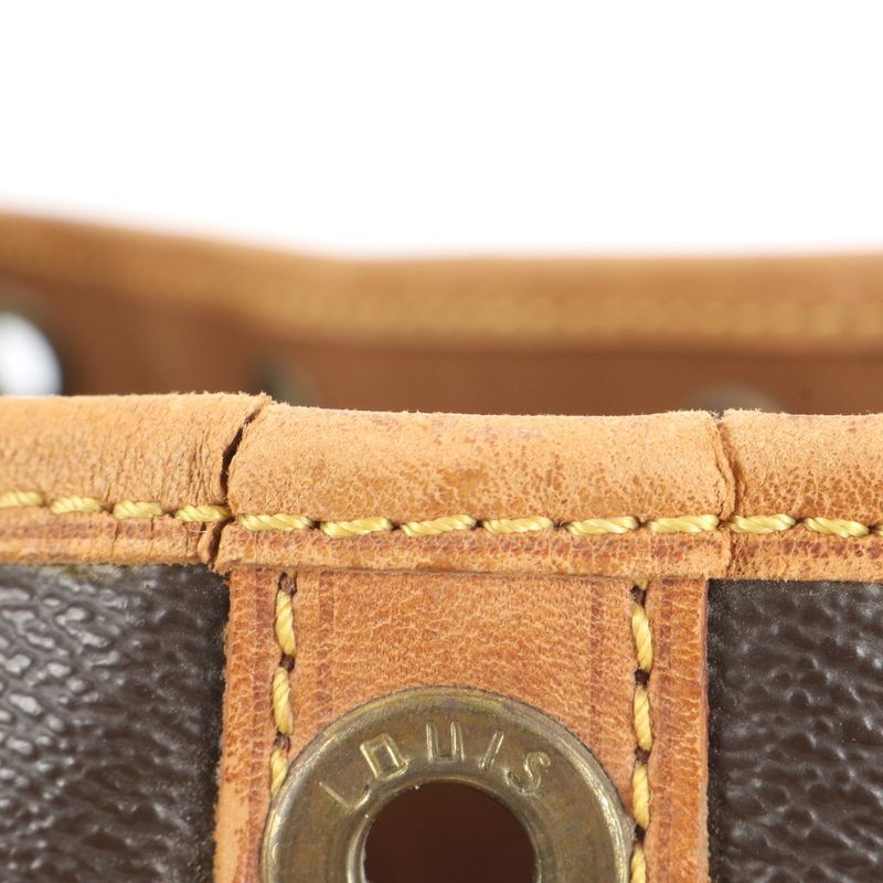 Louis Vuitton Monogram Petit Noe M42226 Leather Shoulder Bag Shoulder Tote Hand