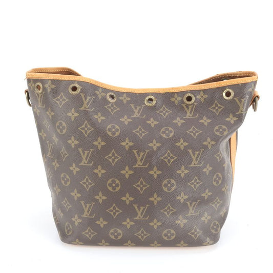 Louis Vuitton Monogram Petit Noe M42226 Leather Shoulder Bag Shoulder Tote Hand