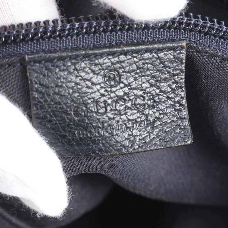 Gucci GG Canvas Sherry Line 169937 Leather Shoulder Bag Crossbody Messenger