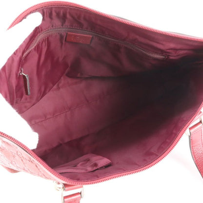 Guccissima Abbey Red 272399 Leather Tote Bag Shoulder Hand Genuine Leather