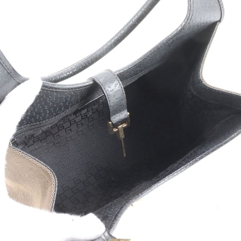 Gucci Jackie 002-1067 Leather Shoulder Bag Shoulder Tote Hand Genuine Leather