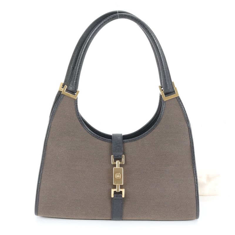 Gucci Jackie 002-1067 Leather Shoulder Bag Shoulder Tote Hand Genuine Leather